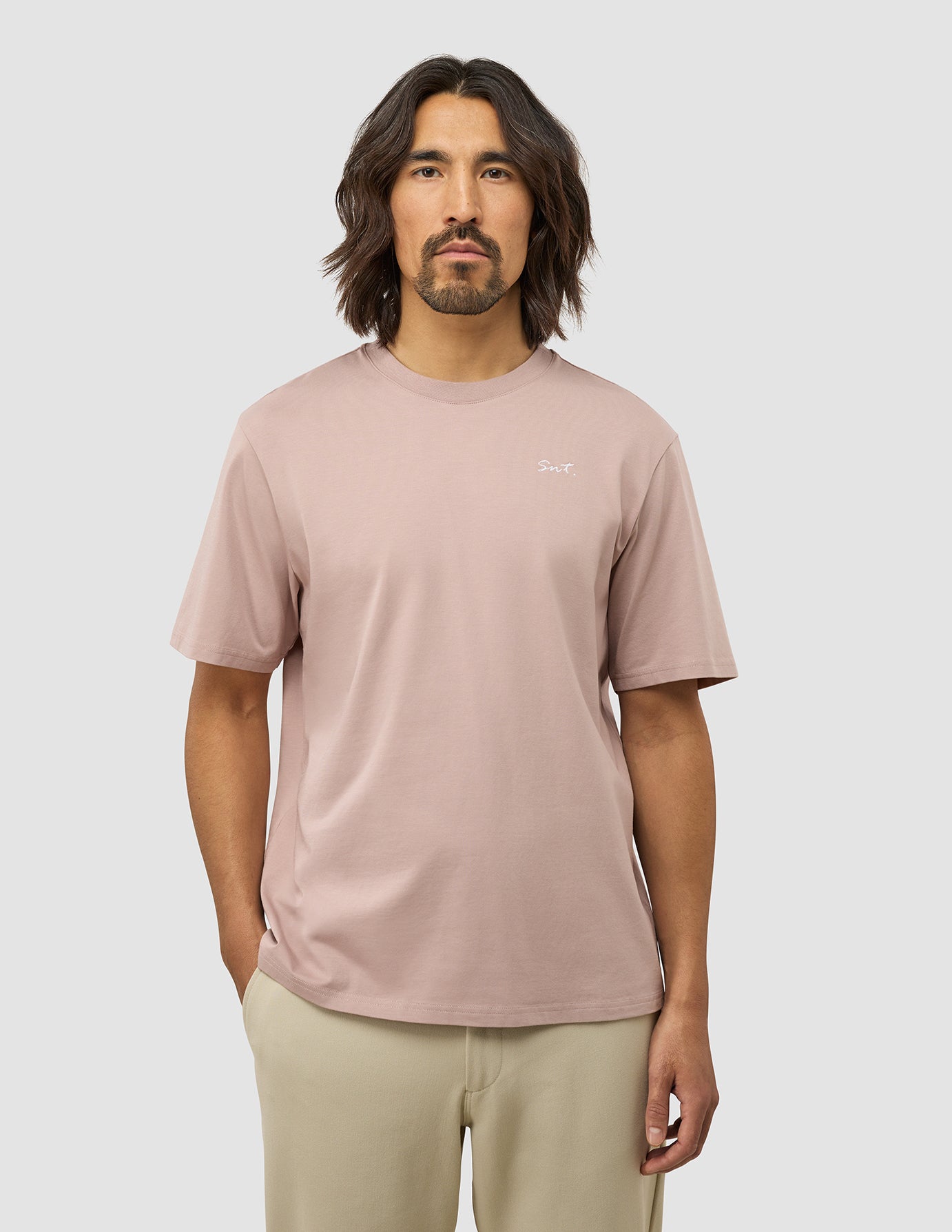 Supima T-Shirt Box Fit Legacy Dusty Lilac